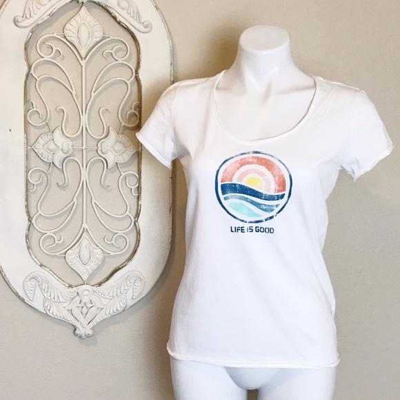 Life Is Good Tops - Life Is Good | Sunrise Smooth Tee S